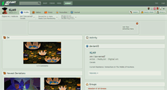 Desktop Screenshot of klm9.deviantart.com