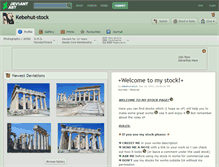 Tablet Screenshot of kebehut-stock.deviantart.com