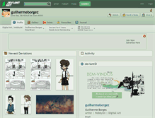 Tablet Screenshot of guilhermeborgez.deviantart.com