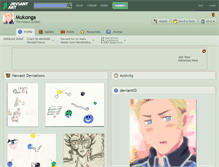 Tablet Screenshot of mukonga.deviantart.com