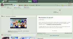 Desktop Screenshot of mikokume-raie.deviantart.com
