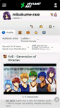 Mobile Screenshot of mikokume-raie.deviantart.com