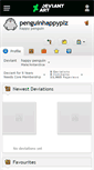 Mobile Screenshot of penguinhappyplz.deviantart.com