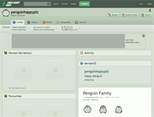 Tablet Screenshot of penguinhappyplz.deviantart.com