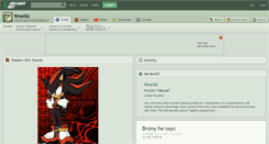 Desktop Screenshot of knuckz.deviantart.com