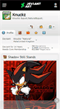 Mobile Screenshot of knuckz.deviantart.com