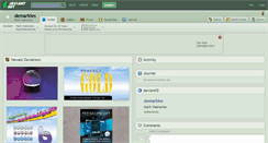 Desktop Screenshot of demarkies.deviantart.com