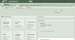 Desktop Screenshot of illusively.deviantart.com