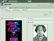 Tablet Screenshot of juggalo-gigolo.deviantart.com