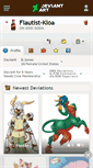 Mobile Screenshot of flautist-kloa.deviantart.com