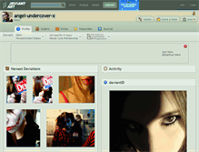 Tablet Screenshot of angel-undercover-x.deviantart.com