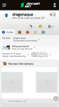 Mobile Screenshot of dragonaqua.deviantart.com