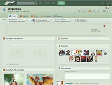 Tablet Screenshot of dragonaqua.deviantart.com