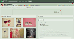 Desktop Screenshot of lack-of-sanity.deviantart.com