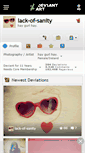 Mobile Screenshot of lack-of-sanity.deviantart.com