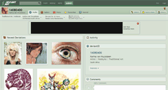 Desktop Screenshot of 14080400.deviantart.com