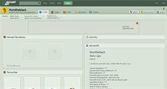 Desktop Screenshot of hurotheblack.deviantart.com