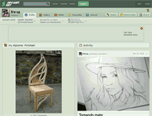 Tablet Screenshot of fre-sa.deviantart.com