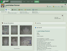 Tablet Screenshot of l-and-gohan-forever.deviantart.com
