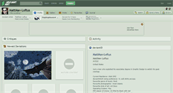 Desktop Screenshot of mattman-loftus.deviantart.com