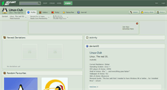 Desktop Screenshot of linux-club.deviantart.com