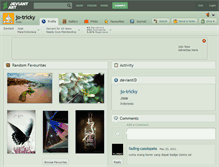 Tablet Screenshot of jo-tricky.deviantart.com