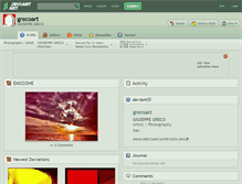Tablet Screenshot of grecoart.deviantart.com