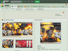 Tablet Screenshot of popzz.deviantart.com