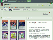 Tablet Screenshot of eagleone984.deviantart.com