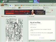 Tablet Screenshot of allpat.deviantart.com