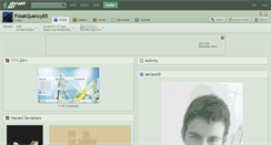 Desktop Screenshot of freakquency85.deviantart.com