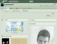 Tablet Screenshot of freakquency85.deviantart.com
