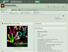 Tablet Screenshot of belladona-stock.deviantart.com