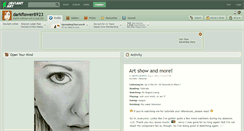 Desktop Screenshot of darkflower8923.deviantart.com