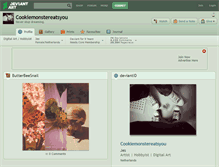 Tablet Screenshot of cookiemonstereatsyou.deviantart.com