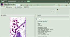 Desktop Screenshot of hauntedbydreamses.deviantart.com