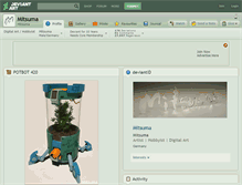 Tablet Screenshot of mitsuma.deviantart.com