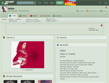 Tablet Screenshot of hefen.deviantart.com