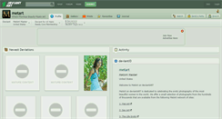 Desktop Screenshot of metart.deviantart.com