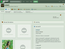 Tablet Screenshot of metart.deviantart.com