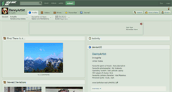 Desktop Screenshot of dannyartist.deviantart.com