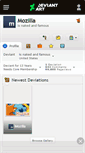 Mobile Screenshot of mozilla.deviantart.com