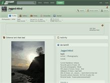 Tablet Screenshot of jagged-mind.deviantart.com