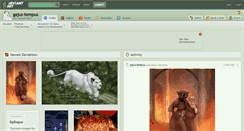 Desktop Screenshot of gajus-tempus.deviantart.com