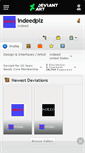 Mobile Screenshot of indeedplz.deviantart.com