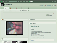 Tablet Screenshot of ludzi-fantazja.deviantart.com