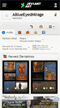 Mobile Screenshot of ablueeyedmirage.deviantart.com