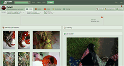 Desktop Screenshot of gaia11.deviantart.com