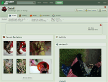 Tablet Screenshot of gaia11.deviantart.com