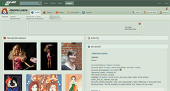 Desktop Screenshot of joanna-loana.deviantart.com